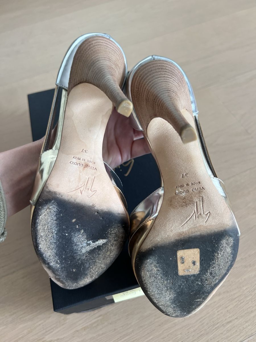 Zanotti Scarpe da donna: Giuseppe Zanotti Metallic Heels Size 37 – Usato da Pully venduto da opa_k78q 3