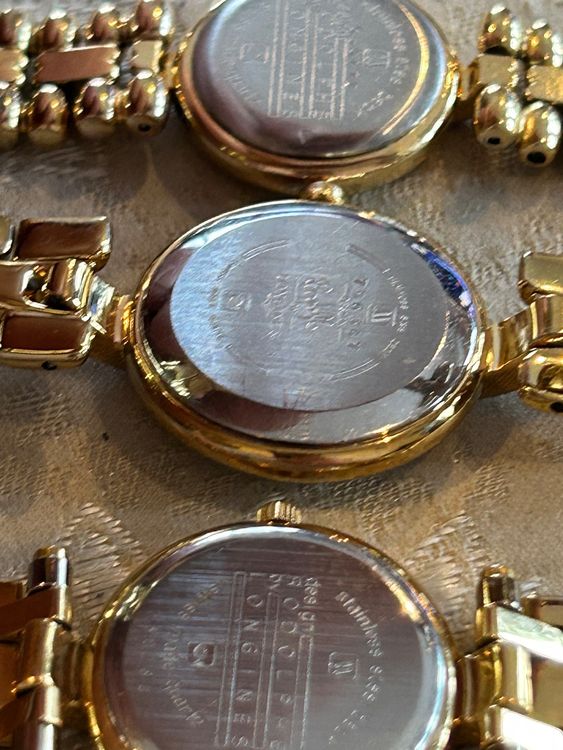 Montre Bracelet Pour Femme Vintage Eternity - Cadran Bleu Et Doré - Fonctionne à Pile (neuve)