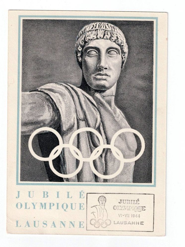 Alle Briefmarken: Schweiz, Olympisches Komitee 1944, – Gebraucht aus Hinteregg von McCharly01 2