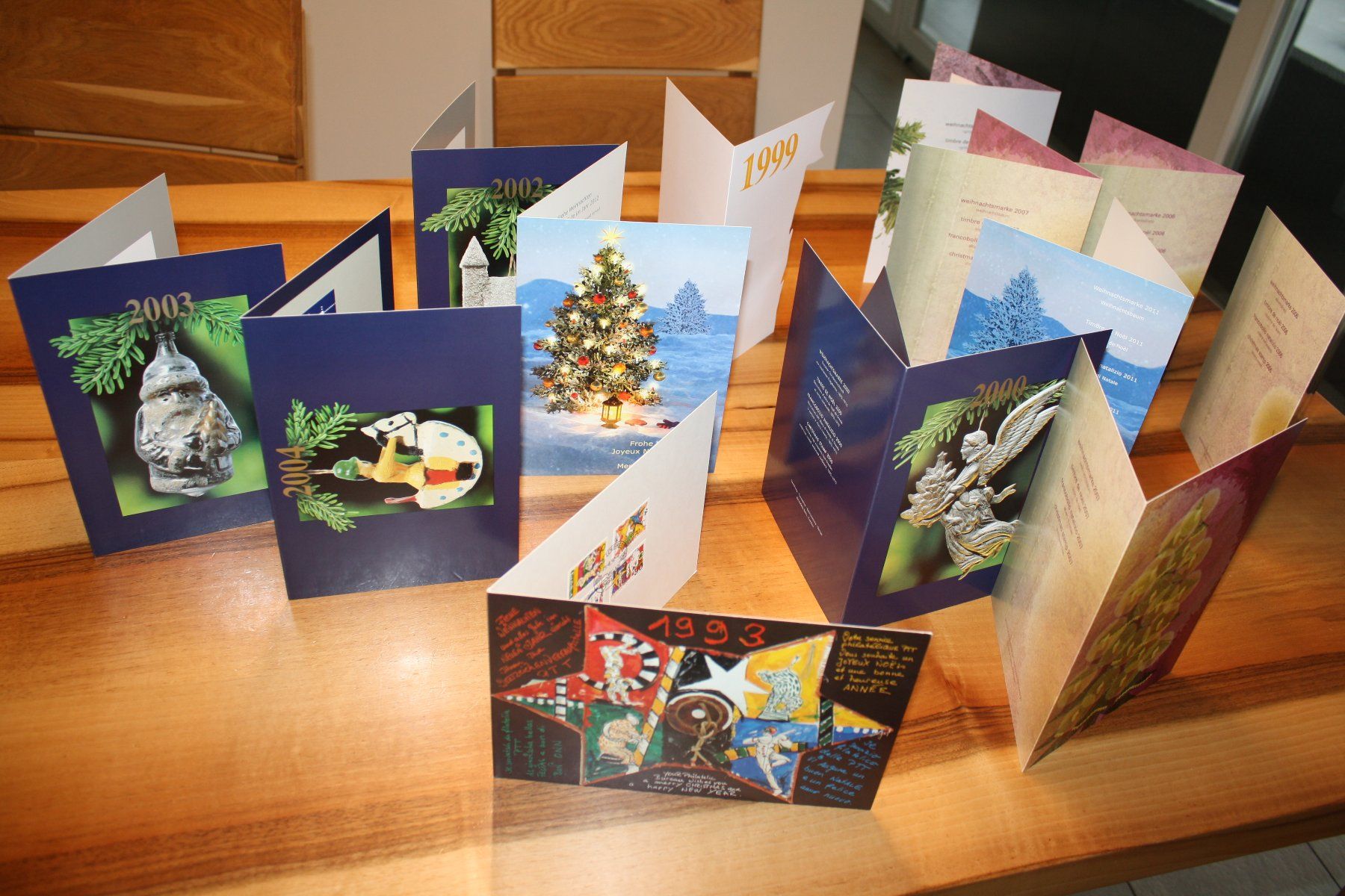 Alle Briefmarken: Weihnachts Viererblöcke Post – Gebraucht aus Buchrain von Donatello4 3