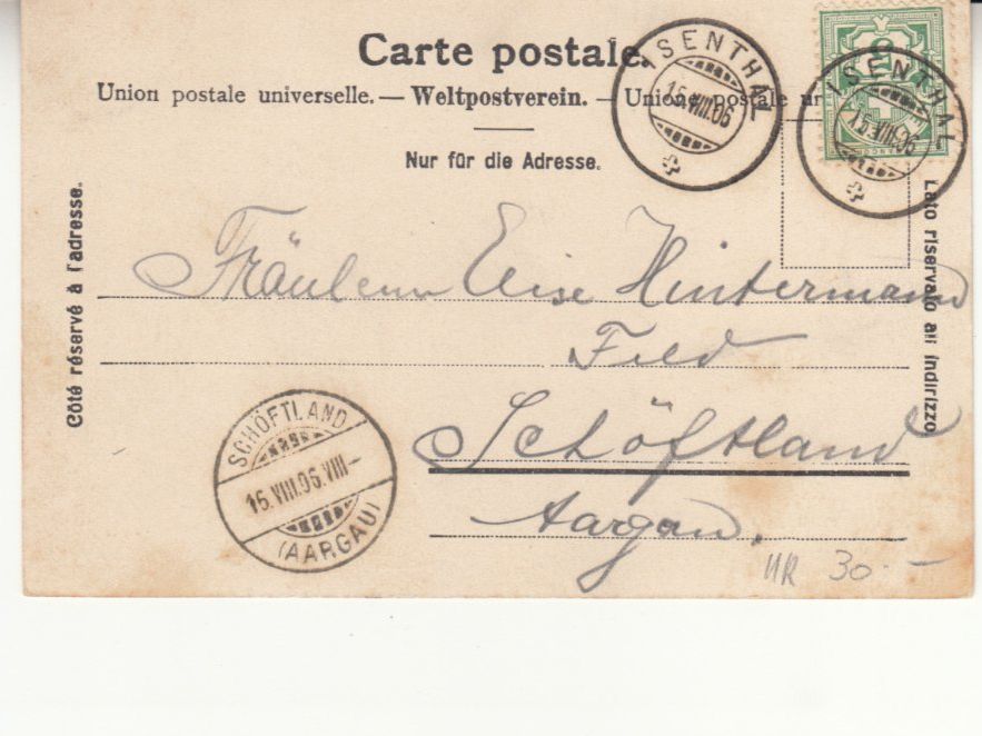 Cartoline postali: Isenthal 1906 – Usato da Bürglen TG venduto da StampGraf 1