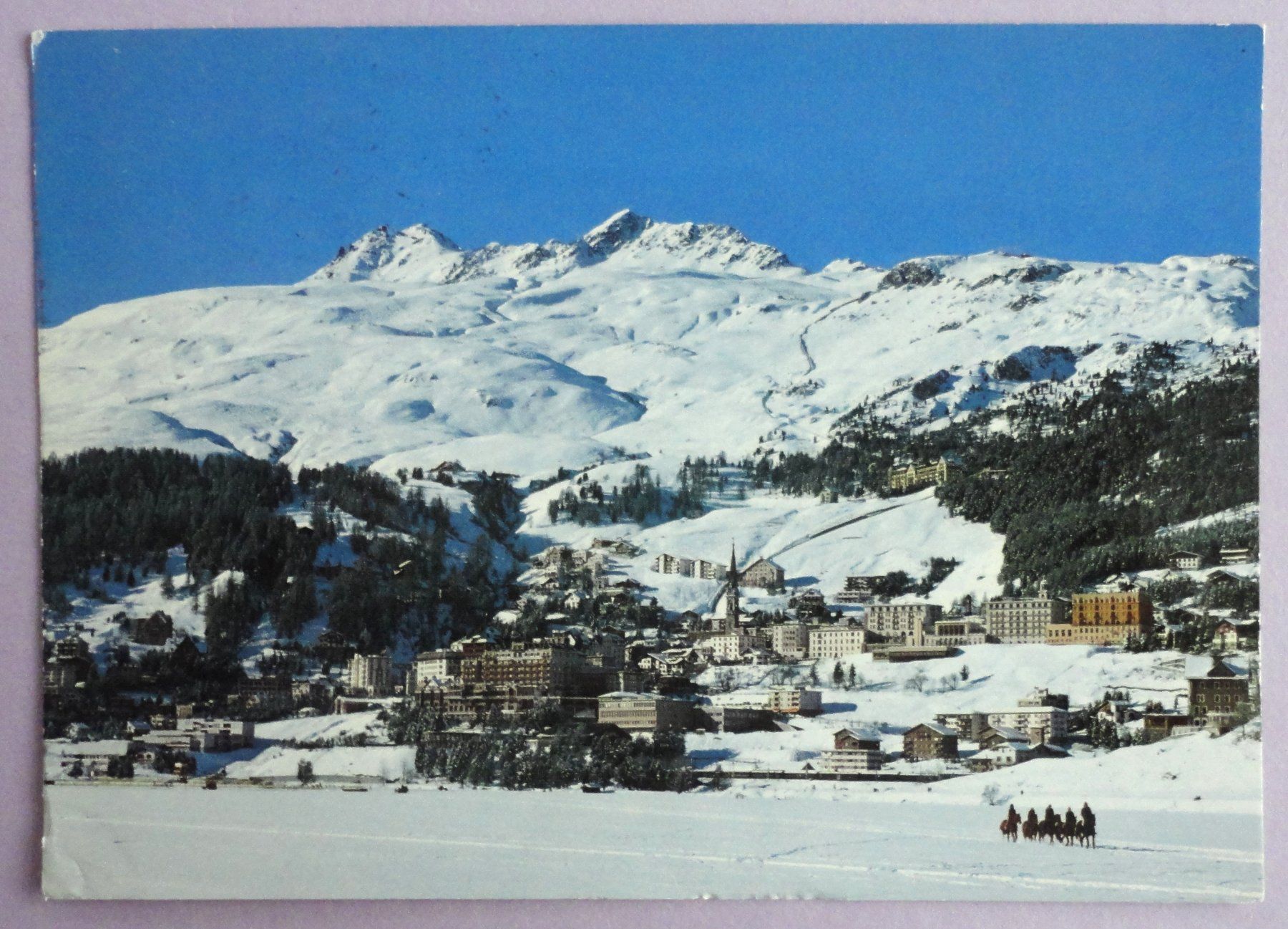 Ansichtskarten: St. Moritz 1800 m s.m. – Defekt aus Fétigny von Billy2miny