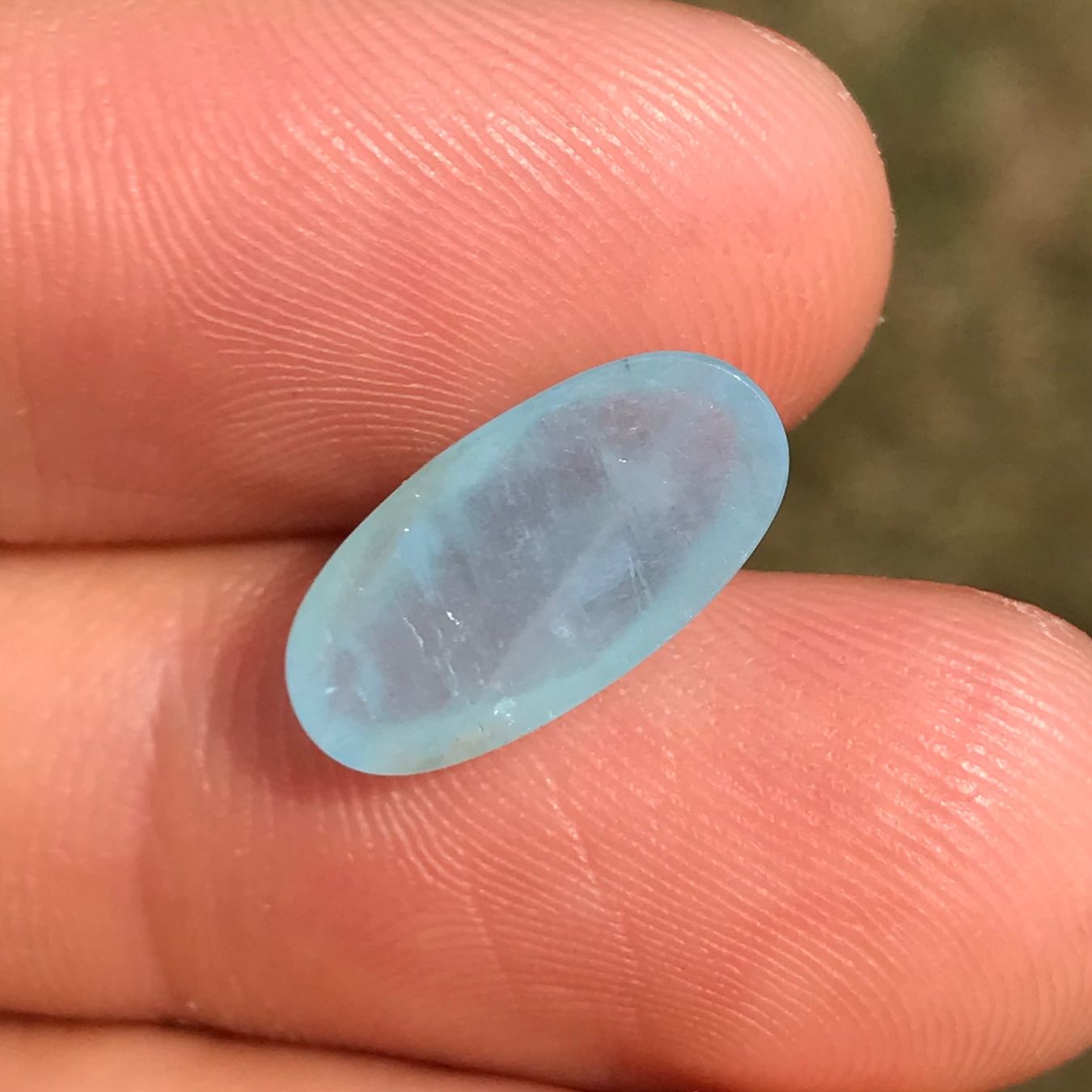 Pietre preziose: Aquamarin Cabochon, Rosenschliff, 4.5 Karat – Nuovo (secondo la descrizione) da Biel venduto da djvalbnc 4