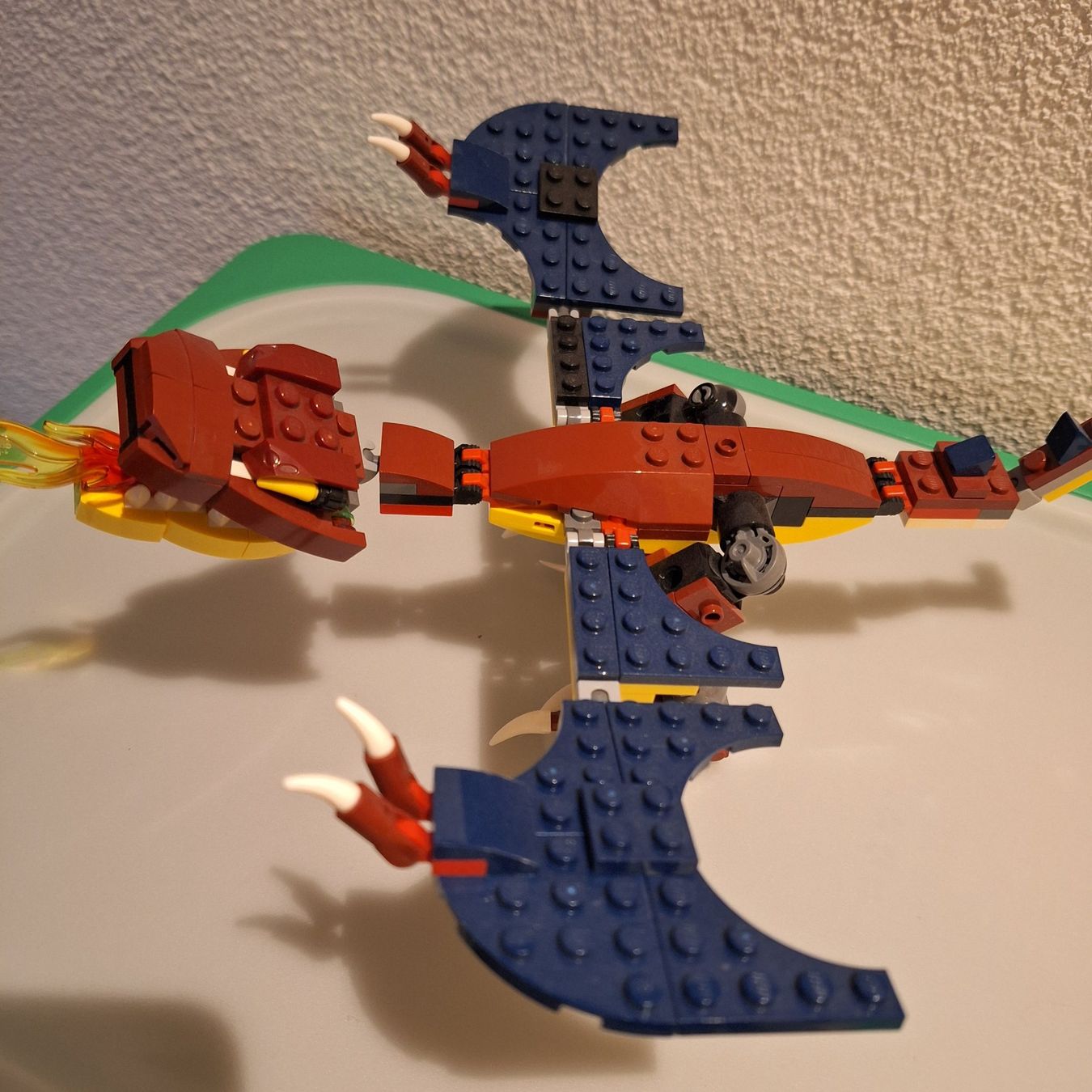 Lego Giocattoli: Lego Drache, rot/blau, gut erhalten – Usato da Hettenschwil venduto da Schneuggi2 2