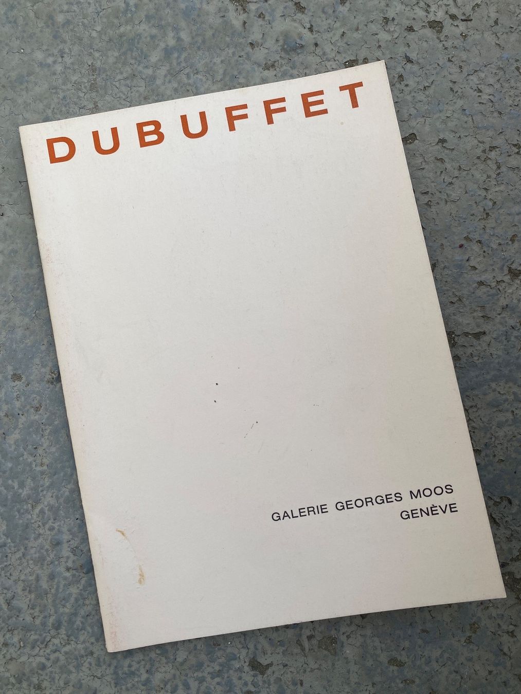 Libri: DUBUFFET Jean 1970 – Usato da Zürich venduto da lesgarcons 1