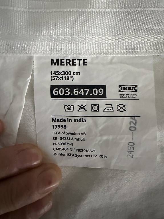 Vorhänge: Ikea Merete Vorhänge Baumwolle  – Gebraucht aus Tübach von micca 1