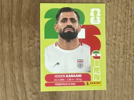 Panini FIFA WM 2026 Sticker Hossein Kanaani IRN 8