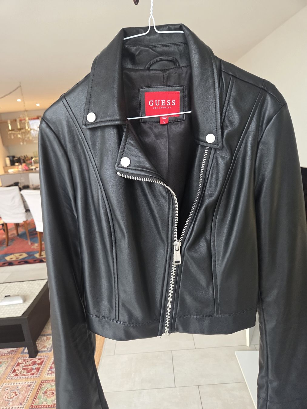 Guess Giacche: GUESS Faux Leather Jacket | Grösse L – Usato da Forch venduto da nbi_7srt 1