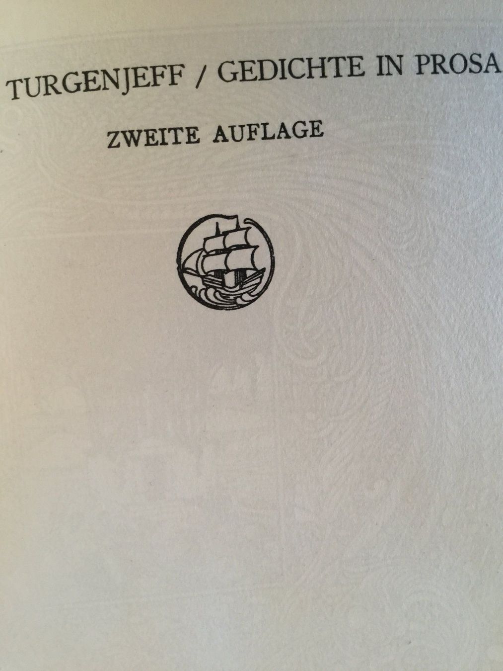 Libri: Iwan Turgenjeff: Gedichte in Prosa – Usato da Luzern venduto da Einh0rn 3