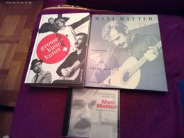 Mani Matter : 2 x Bucher und CD Set gebraucht guter Zustand
