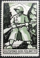 Soldatenmarken 2.WK, Gebirgs Füsilier Bat 111, Wi Inf 550