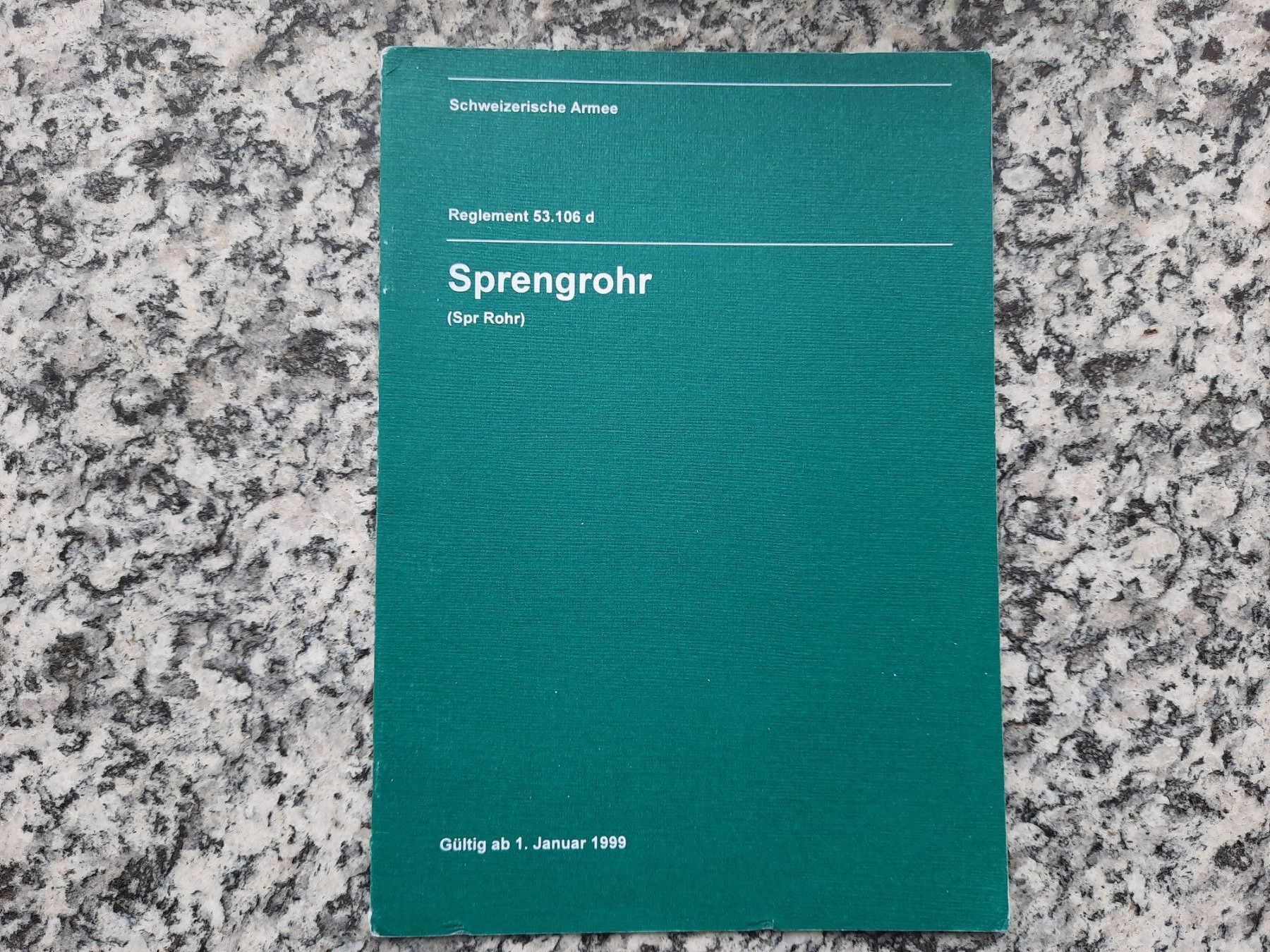 Libri: Sprengrohr – Usato da Ruswil venduto da Sammlergeist