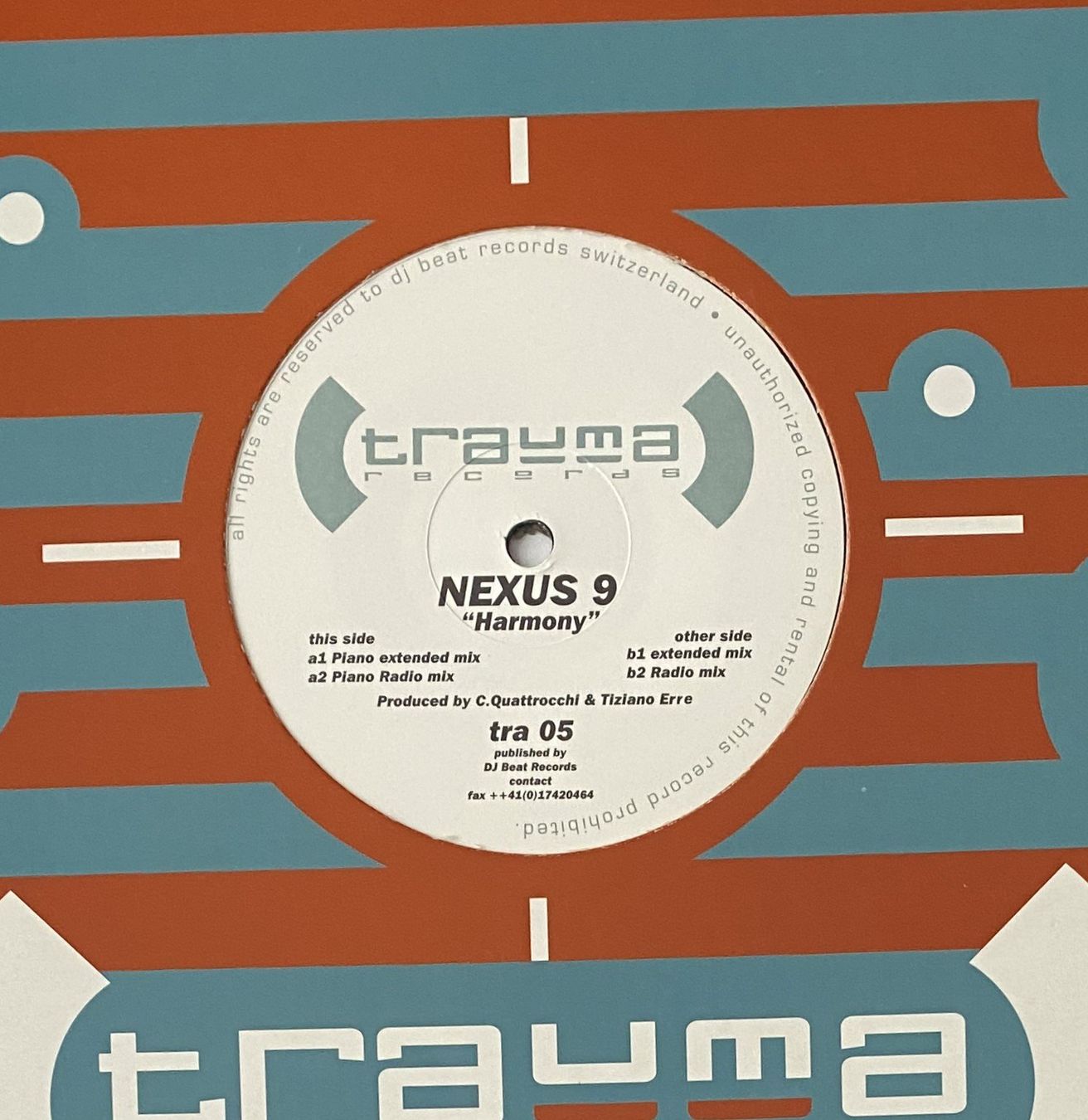 Schallplatten: Nexus 9, Harmony (Trance) – Neu (gemäss Beschreibung) aus Flums von Empe1 2
