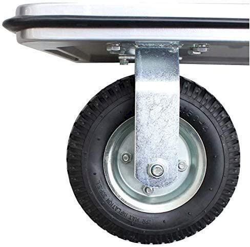 Carrelli di trasporto: Plattformwagen 300 kg luftbereift – Nuovo e nell'imballaggio originale da Bottighofen venduto da zaap 5