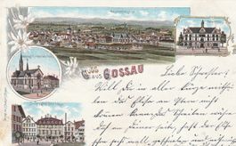 AK  Gruss aus Gossau Litho 1900