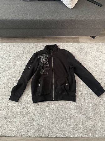 CAMP DAVID Sweatjacke Schwarz