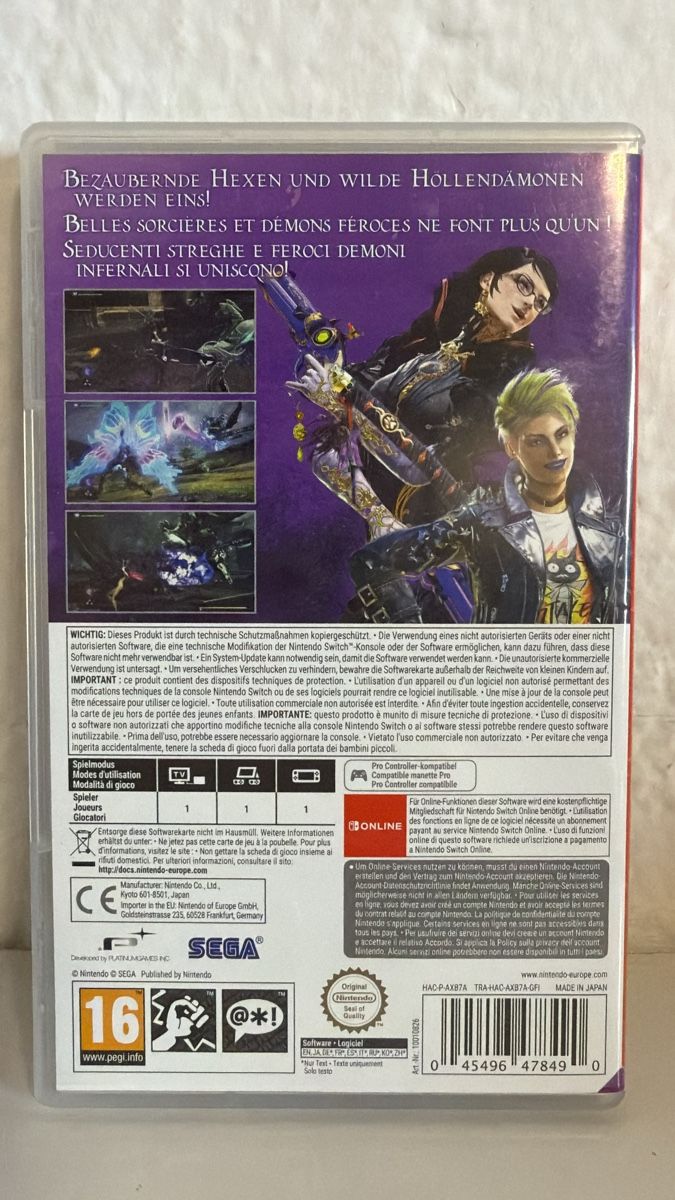 Nintendo Jeux: Bayonetta 3 - Nintendo Switch Game – D'occasion à Ehrendingen par bubulence 1