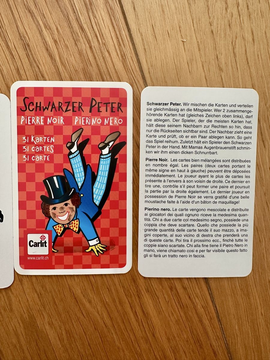 Giochi: Schwarzer Peter card game and assorted toys – Usato da Gattikon venduto da Sarahs_Schatzkammer 2