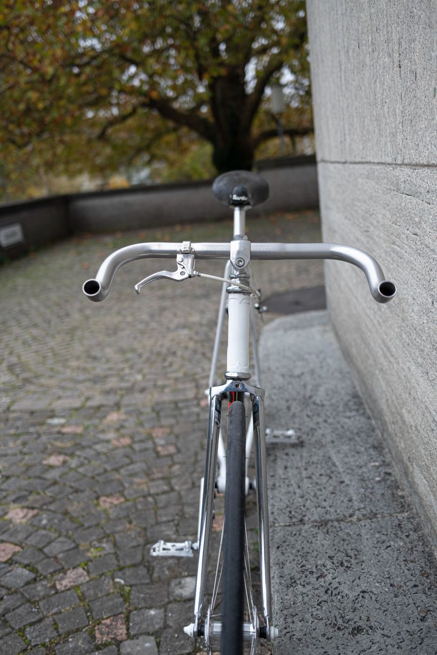 Campagnolo Biciclette: Weisses Singlespeed Velo mit Campagnolo Komponenten – Usato da Zürich venduto da joe-c 2