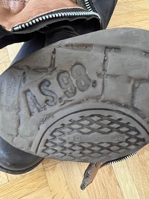 A.S.98 Scarpe da donna: Stiefeletten A.S.98 Voll-Leder Gr. 40-41 – Usato da Walenstadt venduto da ricamul 4