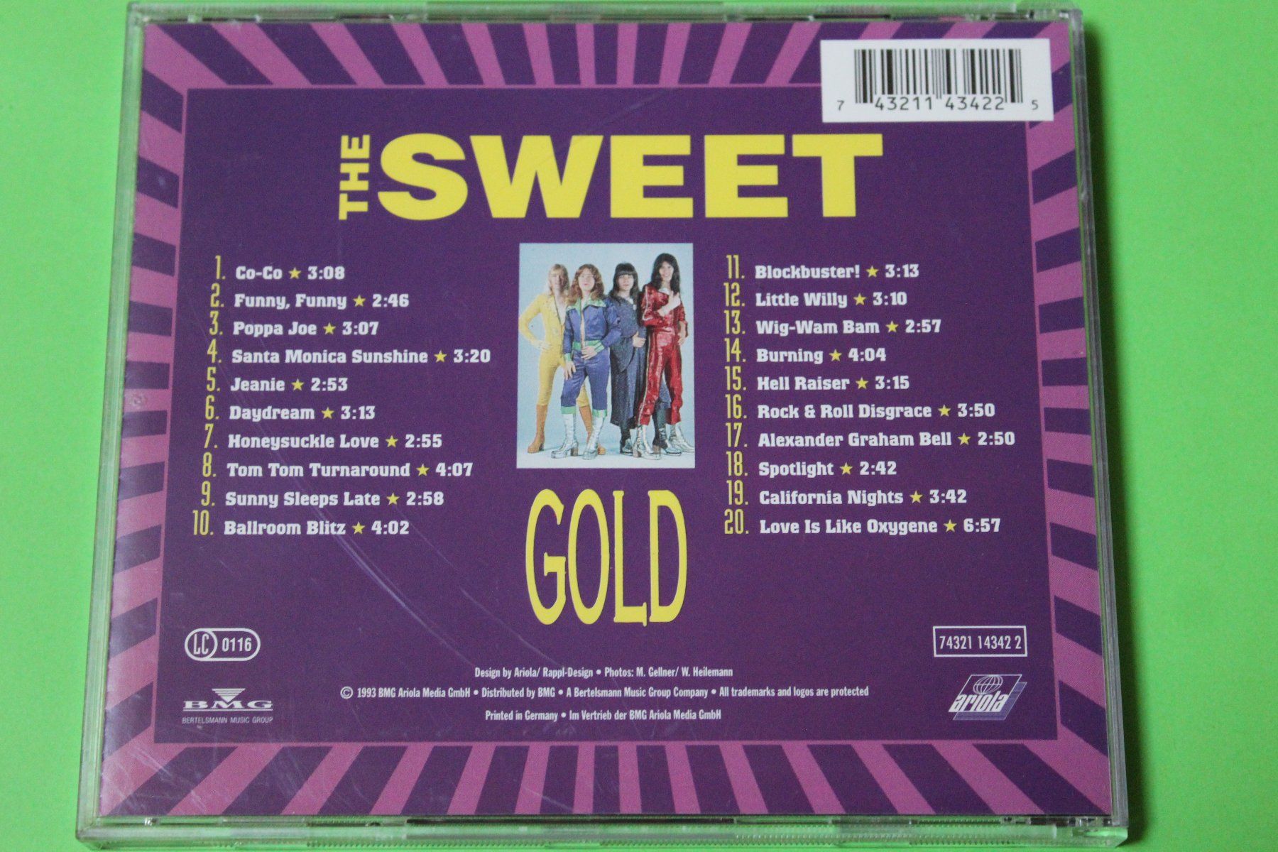 CD: THE SWEET - GOLD - 20 SUPER HITS CD – Usato da Tübach venduto da JamesStone 2