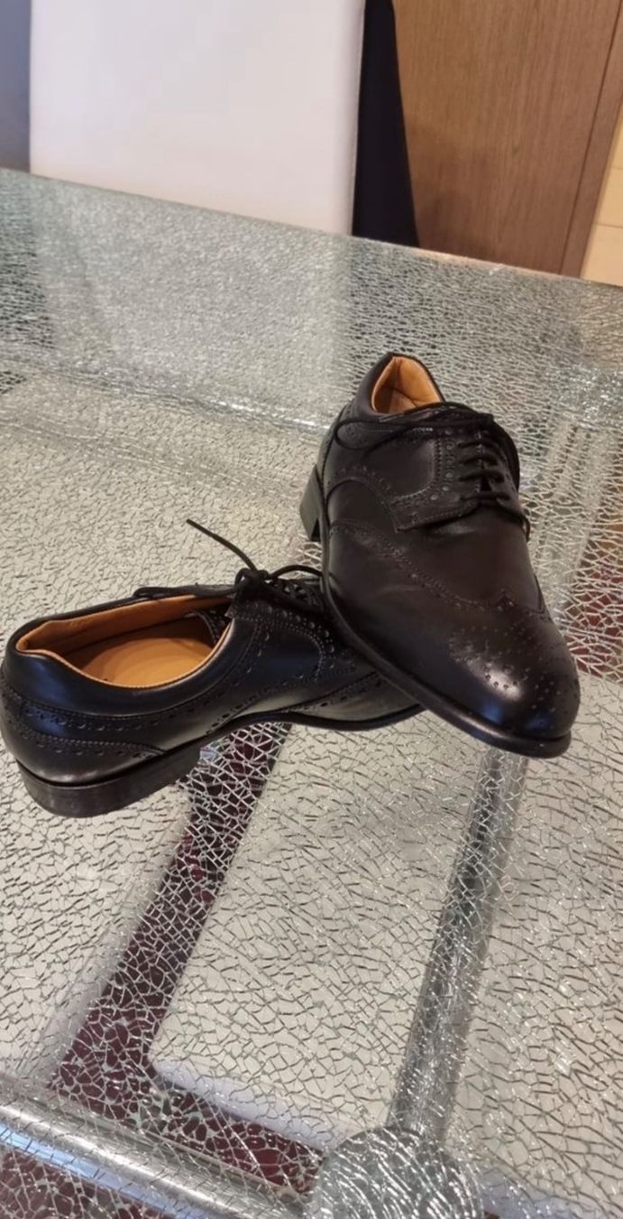 Scarpe da uomo: Risch Schuh Derby Eugenio in Nero Gr.6 / Gr. 40 – Usato da Chur venduto da spicebone 1