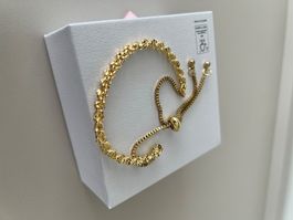 Massives Armband gold grössenverstellbar