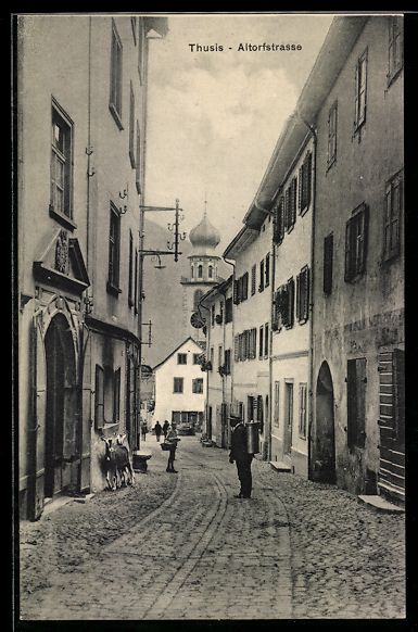 Cartoline postali: AK Thusis, Altorfstraße – Usato da Berlin venduto da bartko-reher