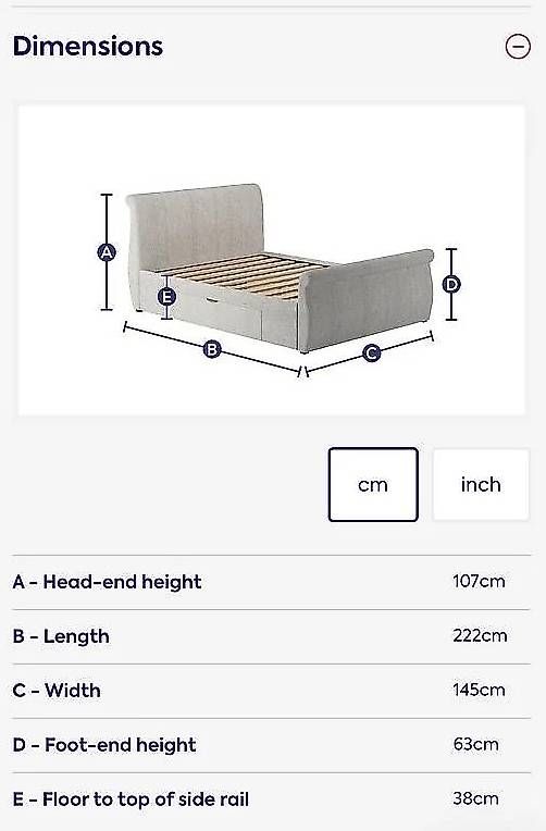 Betten: Bett, Doppelbett 140 x 200, grau – Gebraucht aus Zürich von reb_rhb8 3