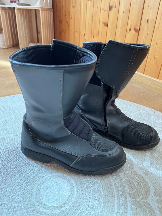 COR Motorradstiefel Kinder - Weiche Stiefel Mit Reißverschluss Größe 28-38