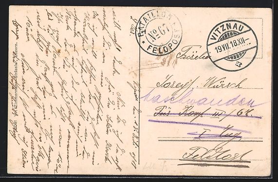 Cartes postales: AK Vitznau, Hotel du Parc, 1918 – D'occasion à Berlin par bartko-reher 1