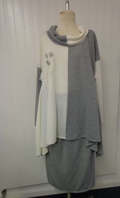 Tuniche: Pull 2 tons FantaisieJersey UNIQUE 48-52 – Nuovo e nell'imballaggio originale da St-Imier venduto da goodber 5