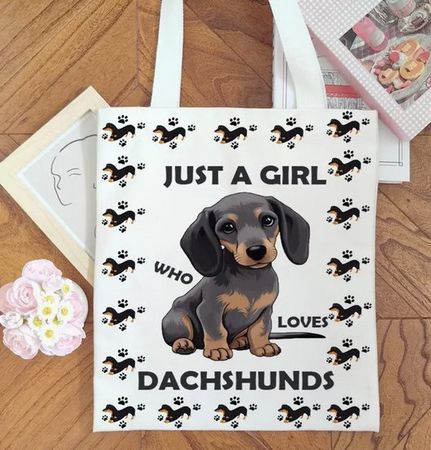 SÜSSE TASCHE, "VIELE DACKEL" NEU