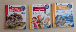 3 Ravensburger "Wieso Weshalb Warum Sachbucher" Set Vol1
