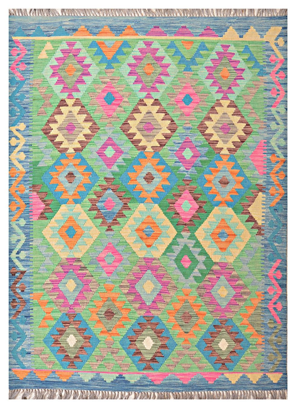 Kelim Tappeti: Oriente Kelim Teppich 150x200 Cm – Nuovo e nell'imballaggio originale da Lahore venduto da Fairways79 6