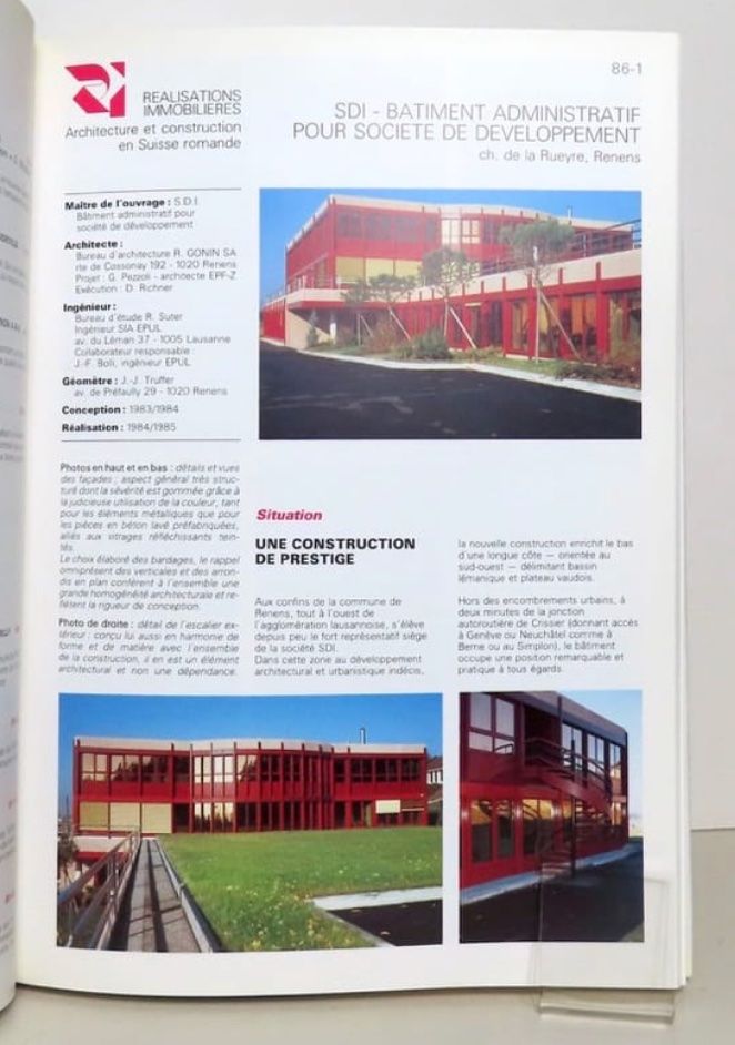 Libri: Architecture & construction en Suisse romande 1986-1988. – Usato da Le Locle venduto da LibrairieLaBergerie 2