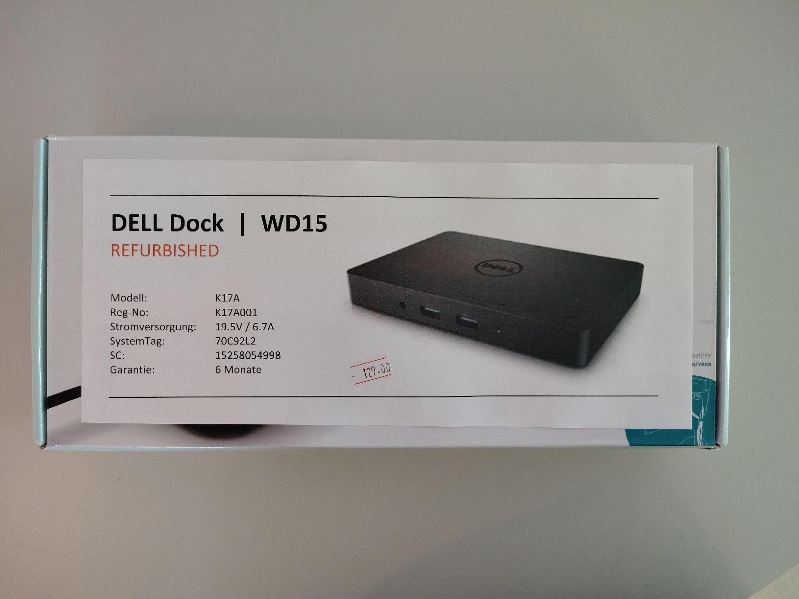 Dell Dockingstation: Dell WD15 Dockingstation - ab CHF 1.-- – Gebraucht aus Neuendorf von Buggle 3