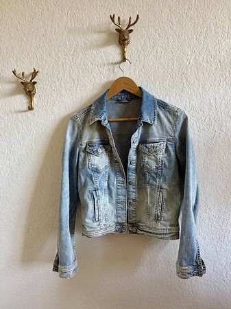 Jeansjacke von Hallhuber, Gr. 38