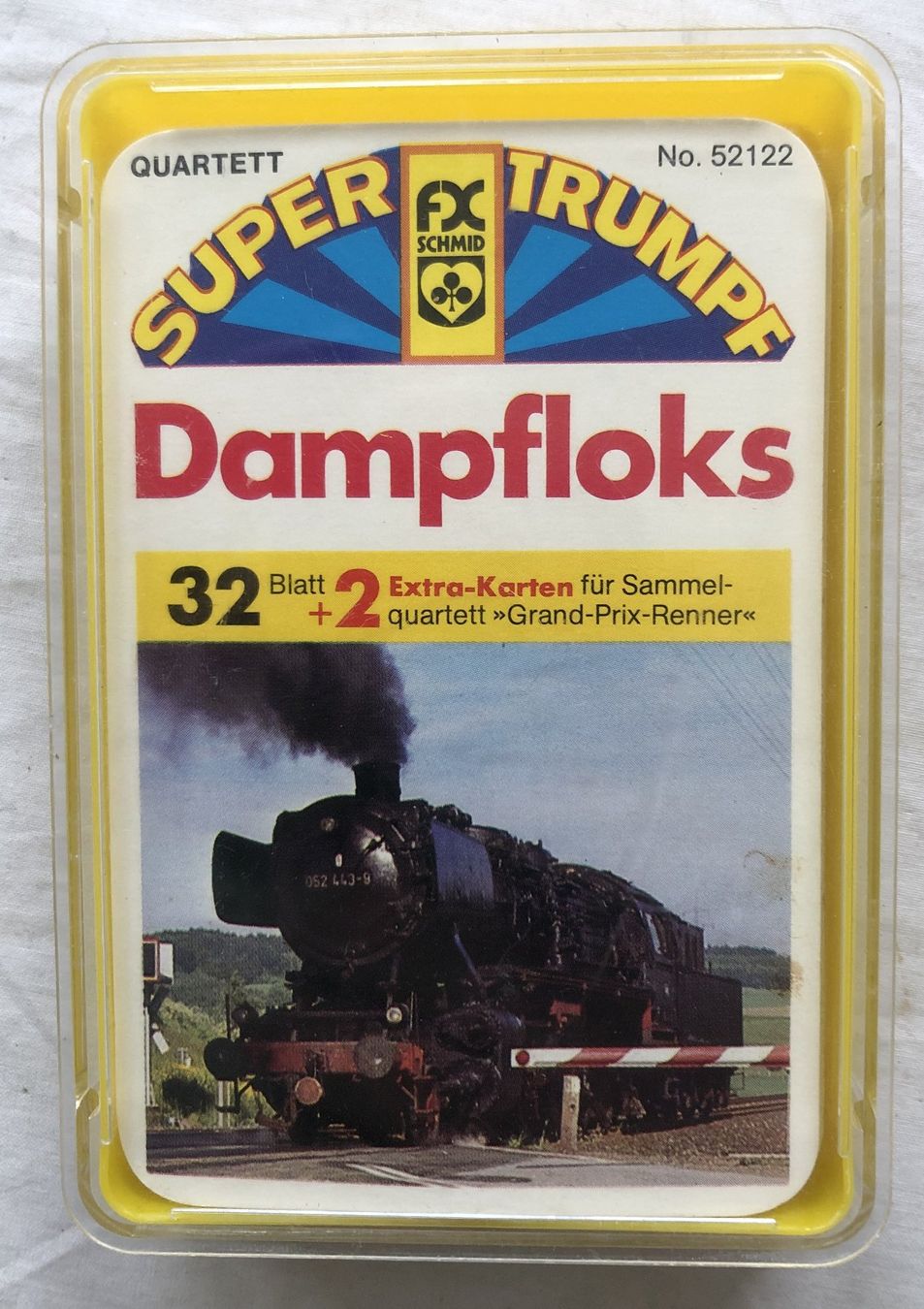 Jeux: Quartett - Dampfloks - F.X.Schmid - 1977 – D'occasion à Schaffhausen par durruti