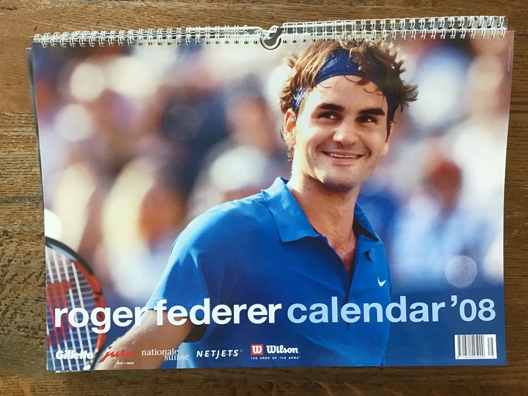 Kalender: Calendrier officiel Roger Federer 2008 – Gebraucht aus Fully von Ruby97
