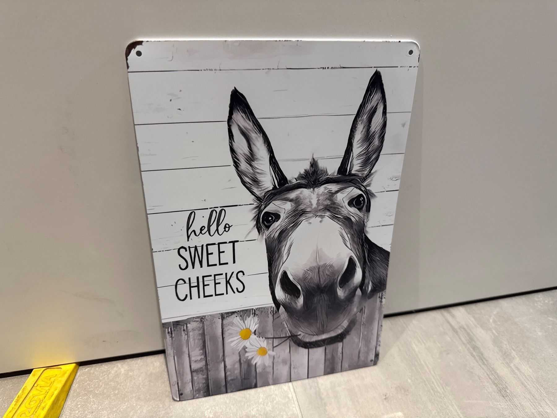 Ecriteaux: Hello SWEET CHEEKS / ANGEBOT METALL SCHILD – Neuf avec emballage d'origine à Seon par Aaargauer01 8
