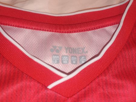 Yonex T-Shirt Rot Grösse S