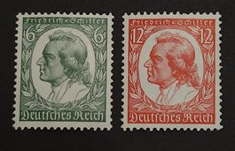 Deutsche Reich Nr.554-555 Postfrisch 120 Fr Tadellos