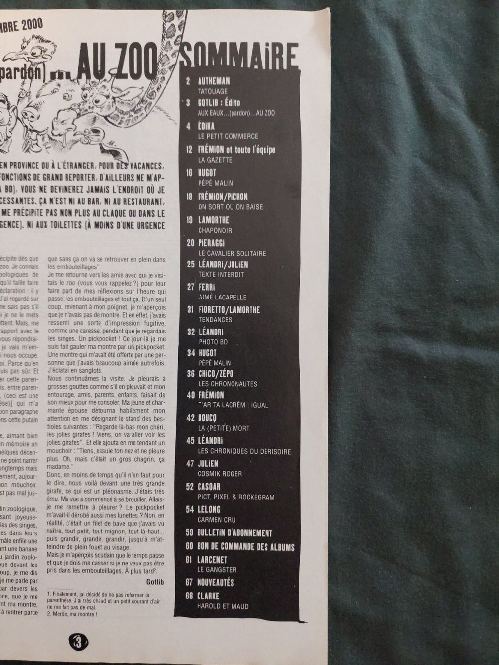 Fumetti: Fluide Glacial No 294 Déc. 2000 TBE – Usato da Genève venduto da Blu_BD 2