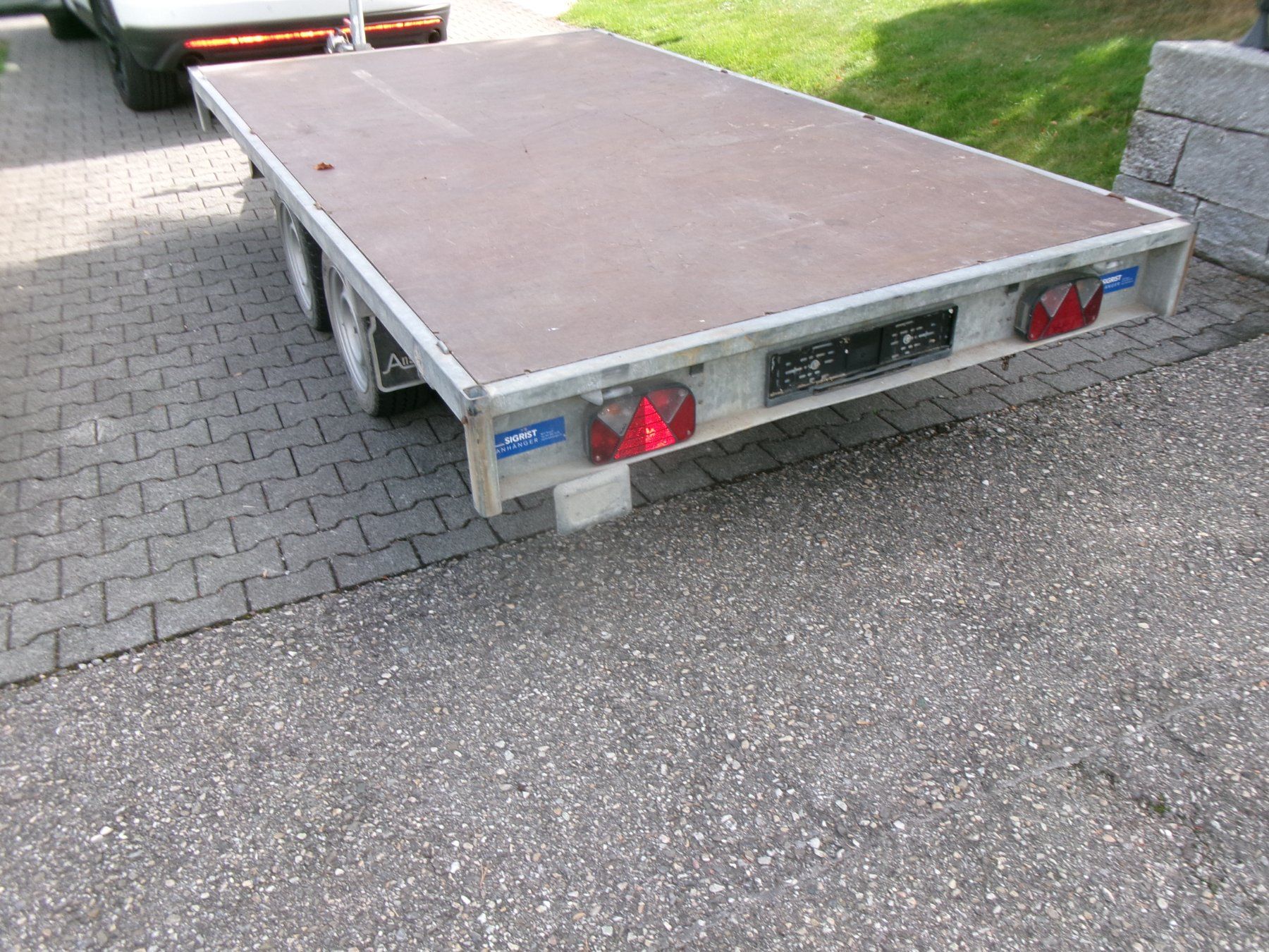 Anhänger: 3 To Hochlader Brücke Autotransportrer – Gebraucht aus Muhen von Bschaf 2