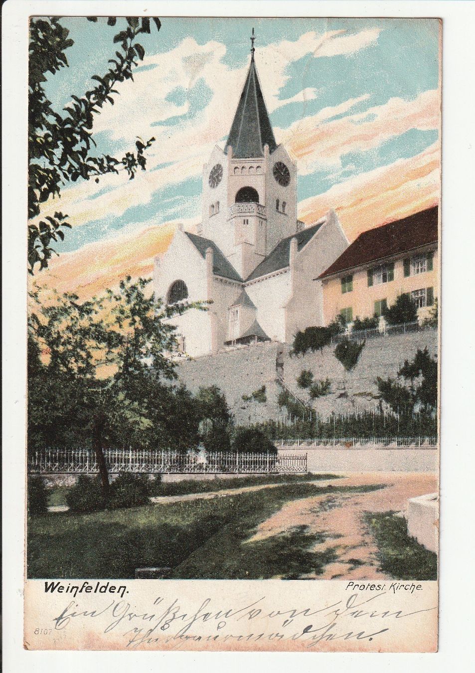 Ansichtskarten: Weinfelden Stempel Bissegg Märstetten – Gebraucht aus Rheineck von rhynegg