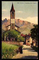 AK Tesserete, Chiesa, Blick zur Kirche