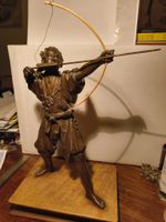 Antiker Samurai Broze Figur Japan