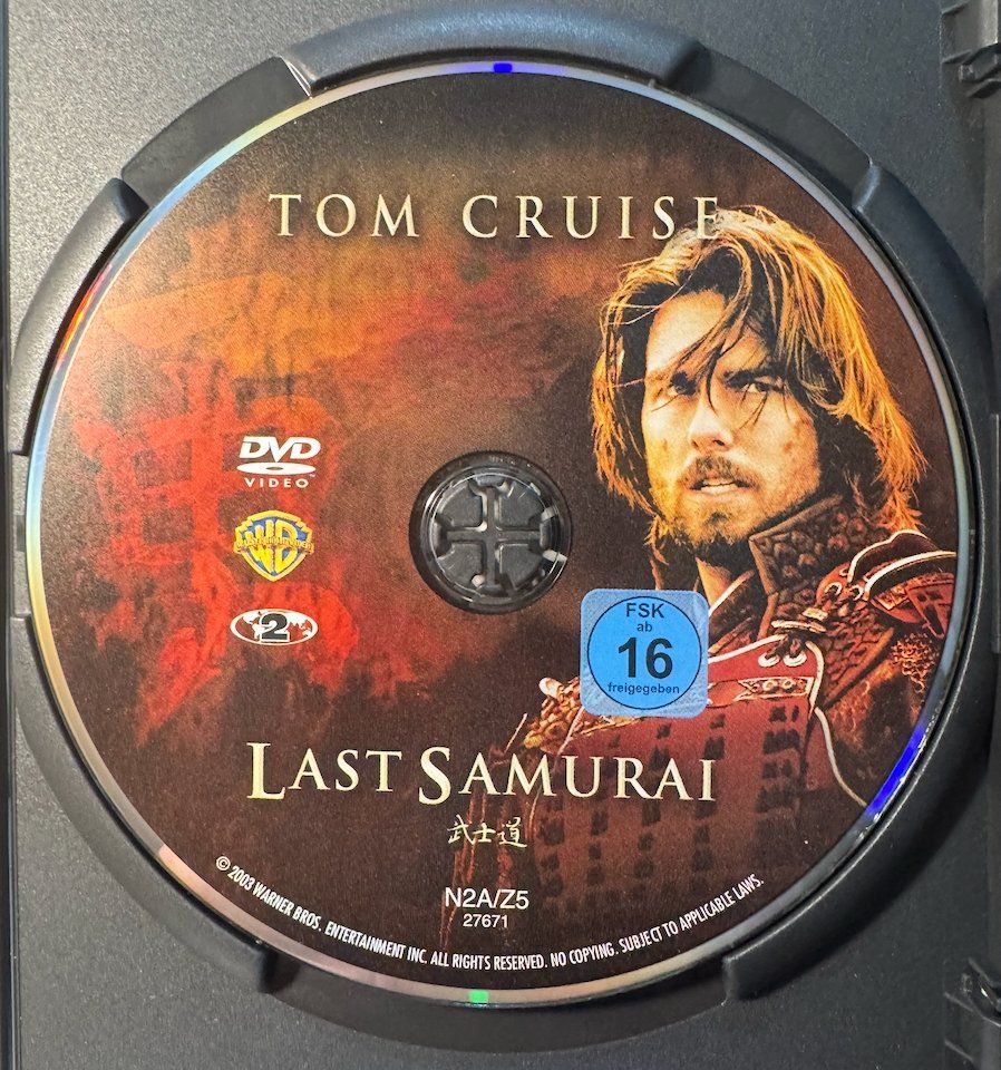 Tutti i DVDs: DVD - LAST SAMURAI - TOM CRUISE – Usato da Wisen venduto da gigisna 1