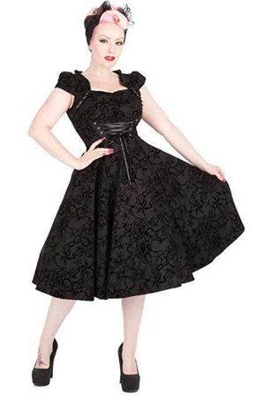 K..23) Rock a Billy Kleid Hearts & Roses